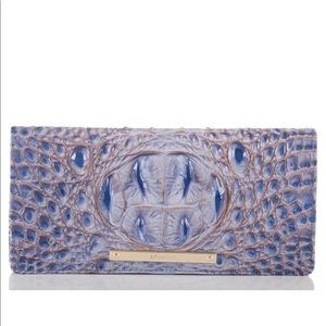 Brahmin Ady Wallet Washed indigo.